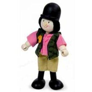 NWT Le Toy Van Budkins Wood Figure Horse Rider